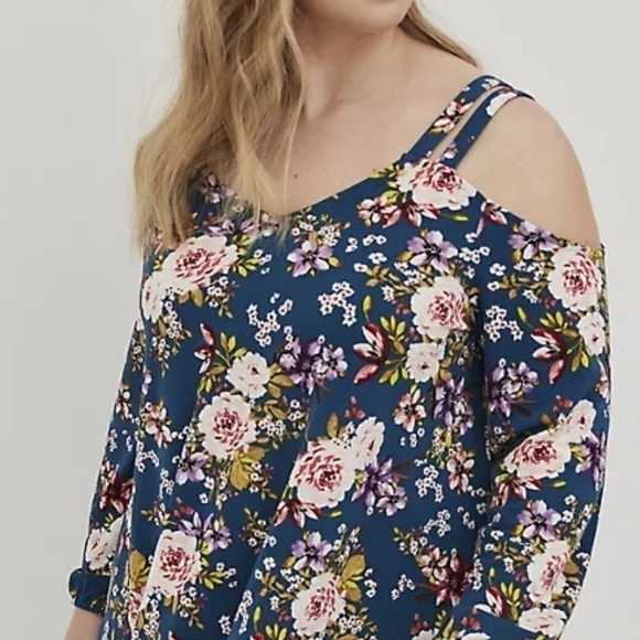 TORRID, PLUS 2, NWT, BLUE - Picture 4 of 7